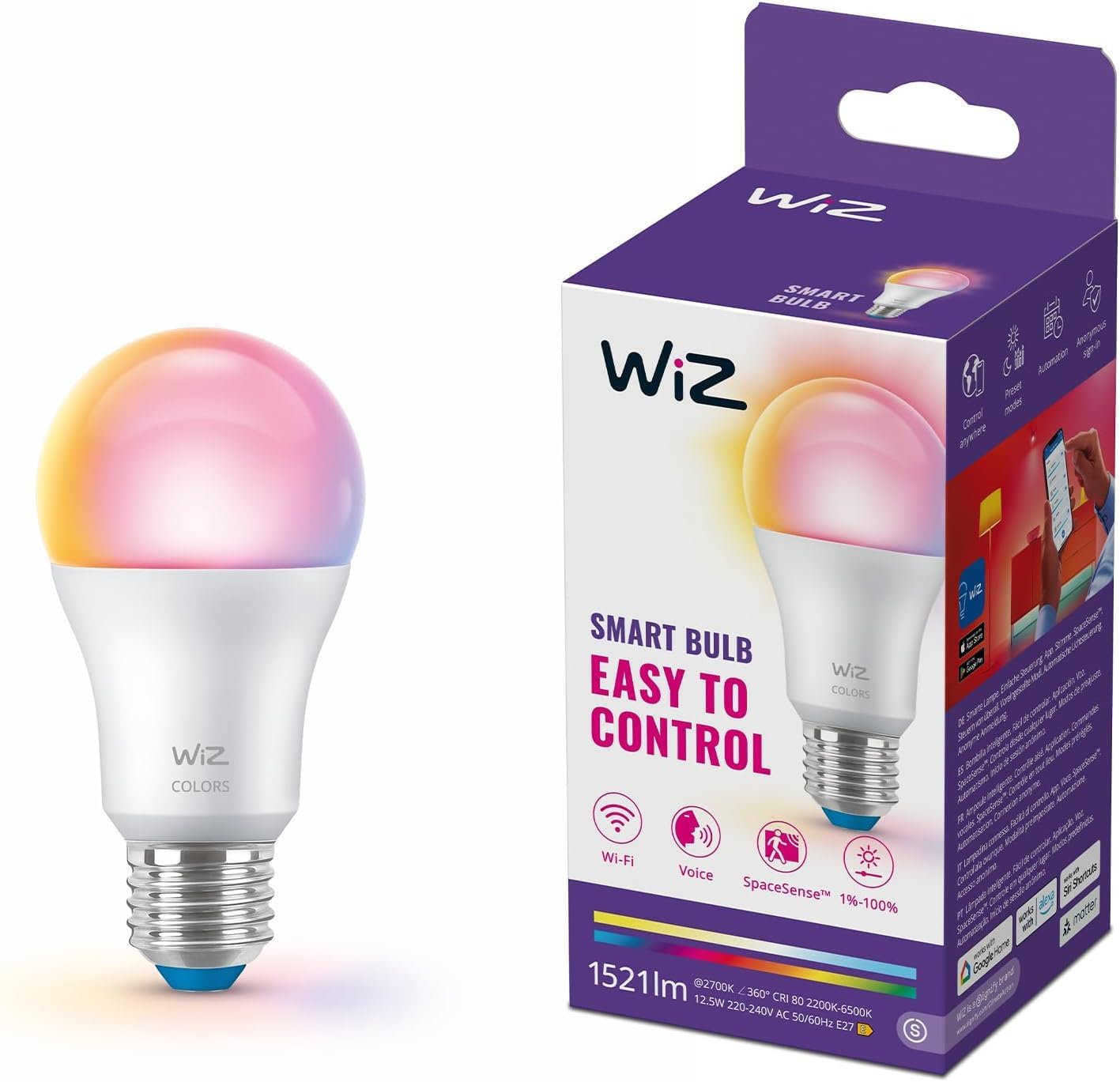 WiZ – Ampoule RGB E27 (A60)