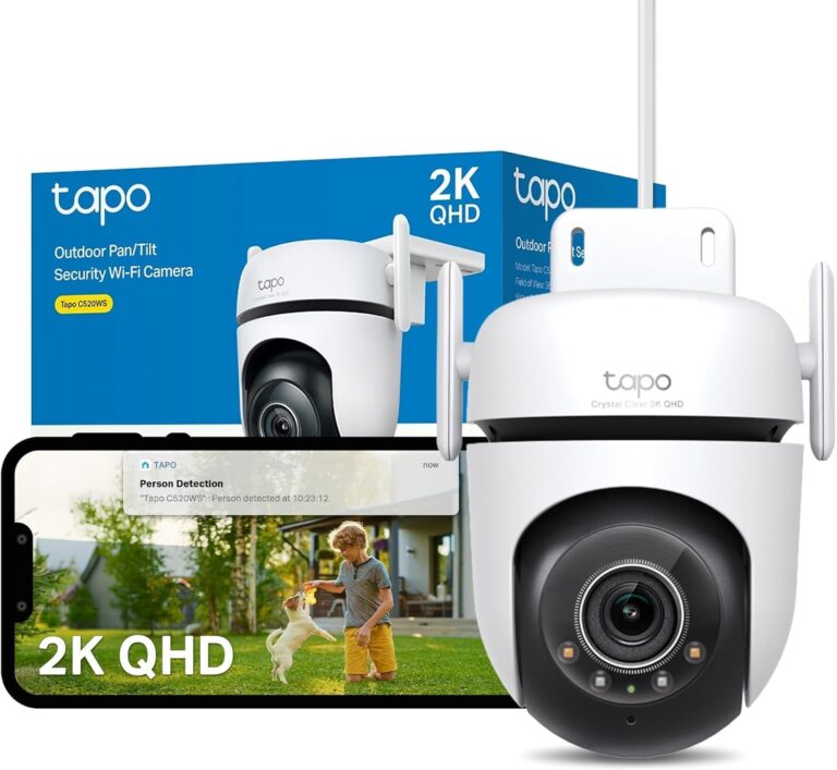 Tapo – Caméra extérieure 360° (C520WS)